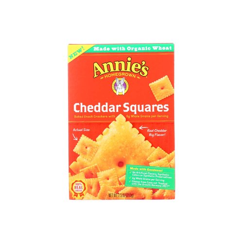 Annie's Cheddar Crackers, Squares