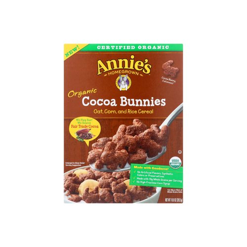 Annie's Organic Cereal, Cocoa Bunnies