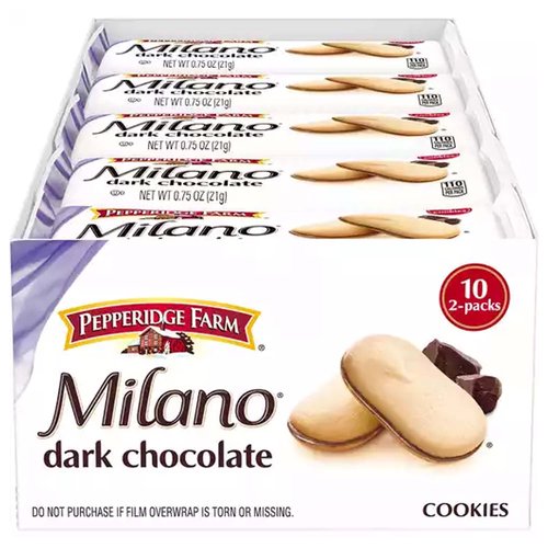 Pepperidge Farm Milano Dark Chocolate, Multi Pack