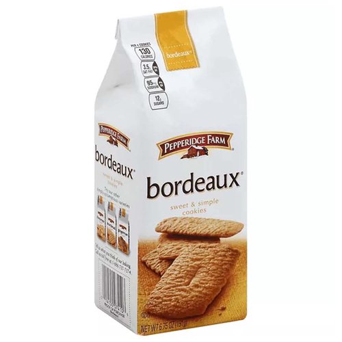 Pepperidge Farm Sweet & Simple Bordeaux Cookies, 6.75 Oz