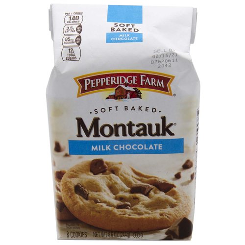 Pepperidge Farm Nantucket Double Dark Chocolate Cookies, 8 Crispy Cookies,  7.75 oz. Bag