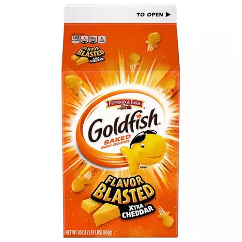 Pepperidge Farm Goldfish, Blasted Xtra Cheddar