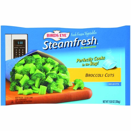 Fresh frozen vegetables. No preservatives. Perfectly cooks in the bag! Questions or comments? 800-563-1786 M-F 9:00am - 5:00pm EST www.birdseye.com.

