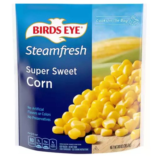 Birds Eye Steamfresh Super Sweet Corn, Frozen