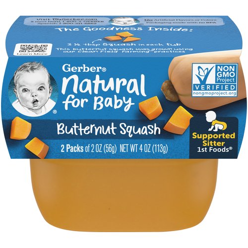 Gerber 1st Foods Butternut Squash Baby Food