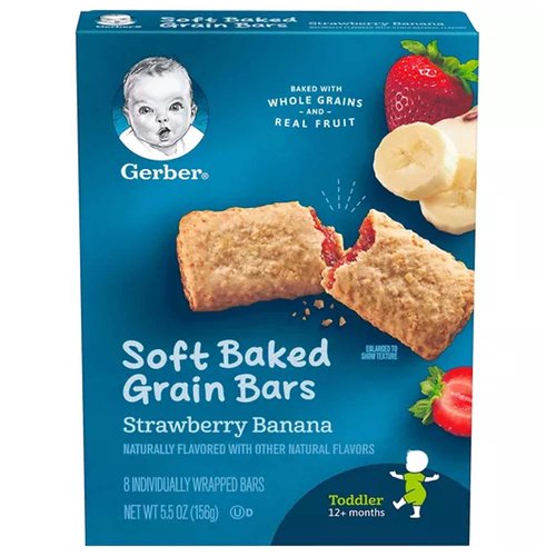 Gerber Graduates Cereal Bar Strawberry Banana