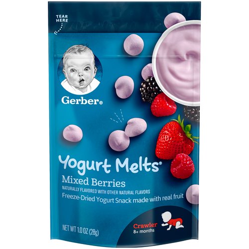 Gerber Yogurt Melts, Mixed Berries