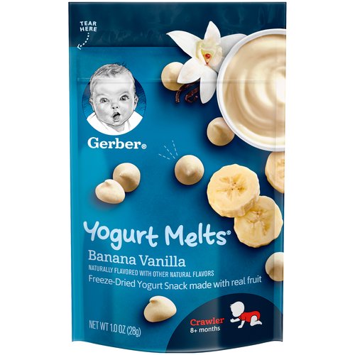 Gerber Graduates Yogurt Melts, Banana Vanilla