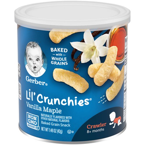 Gerber Graduates Lil' Crunchies, Vanilla Maple