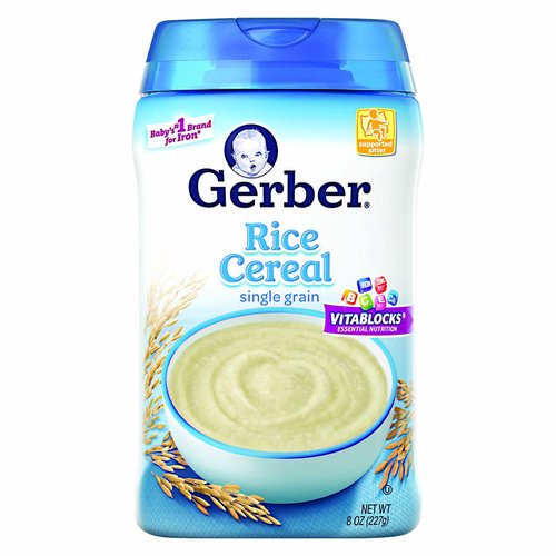 Single Grain Infant Rice Cereal for Babies