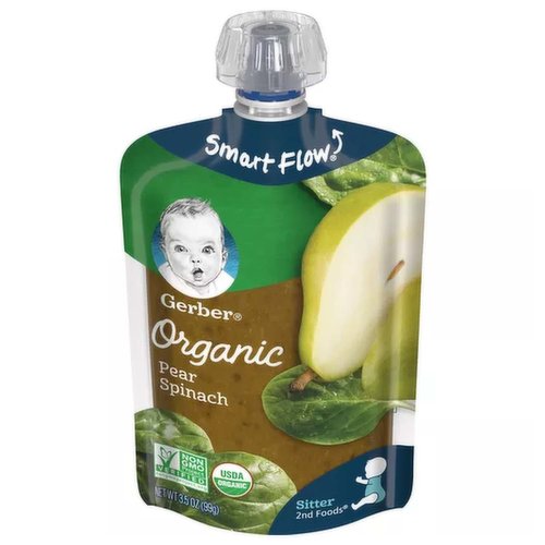 Grbr 2f Org Pears & Spinach