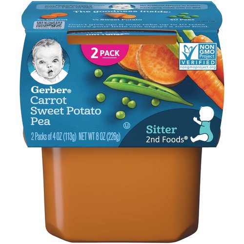 Gerber 2nd Foods Carrot Sweet Potato Pea