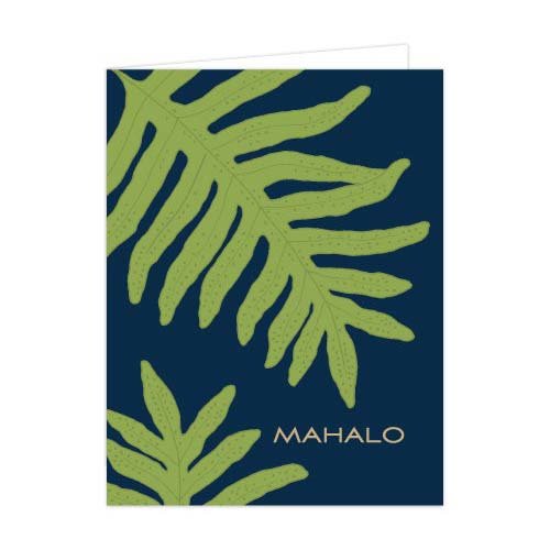 Bradley & Lily Greeting Card Lauae Mahalo