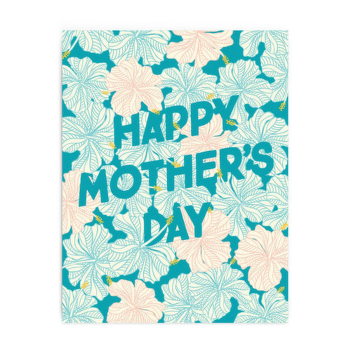 Nico Hibiscus Mothers Day Card