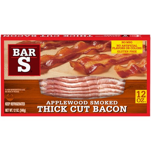 Bar-S Applewood Smoked Thick Cut Bacon