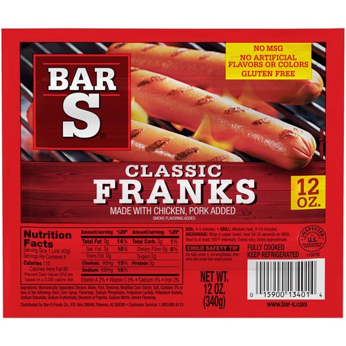 Carbs in Bar M Hot Links, Louisiana Brand Extra Hot