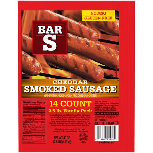 Bar-S Cheddar Smoked Sausage