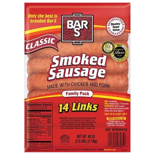 Bar S Smoked Sausage