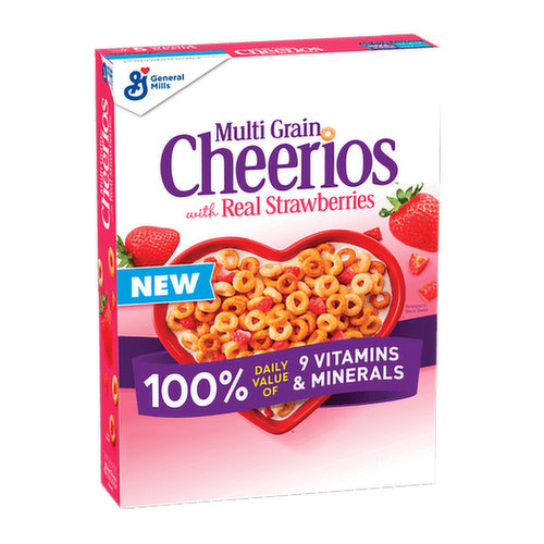 Multigrain Cheerios with Real Strawberries