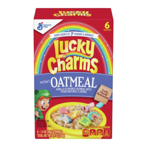Lucky Charms Vanilla Flavored Instant Oatmeal