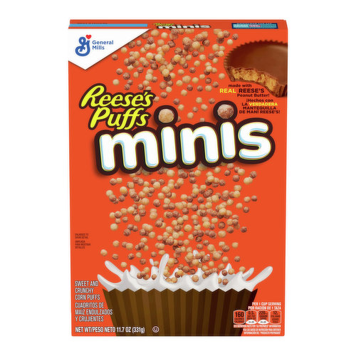 Reeses Peanut Butter Puffs Minis Cereal