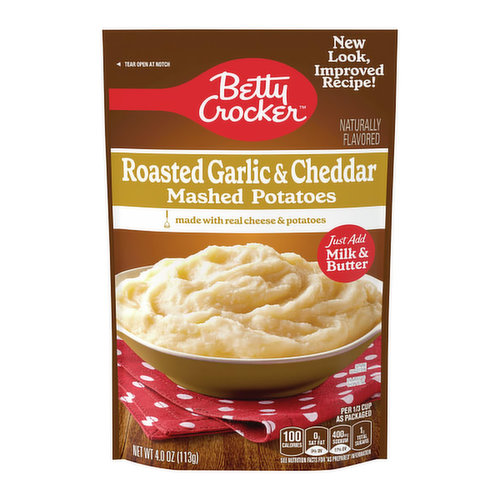 Betty Crocker Roasted Garlic & Cheddar Mashed Potatoes