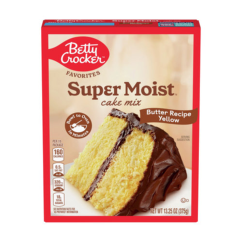 Betty Crocker Favorites  Butter Recipe Yellow Cake Mix