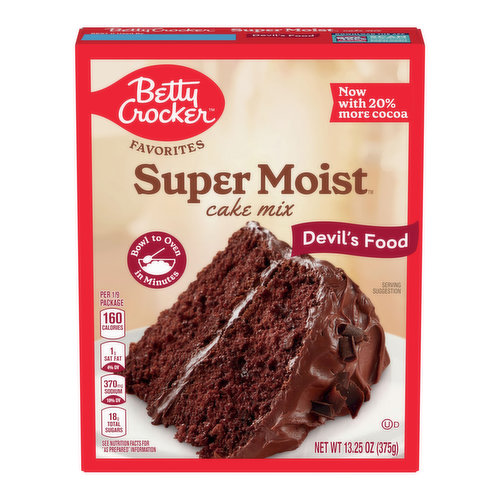 Betty Crocker Favorites Devils Food Cake Mix