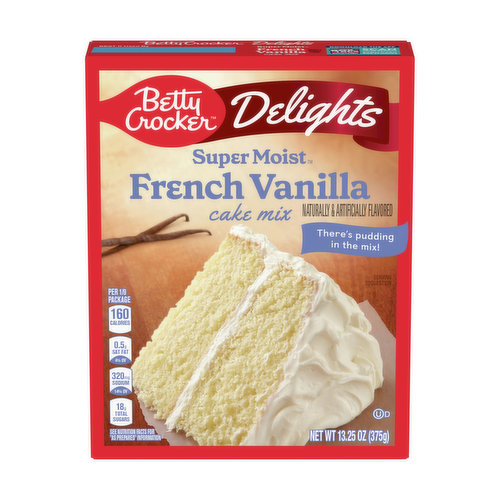 Betty Crocker Super Moist French Vanilla Cake Mix