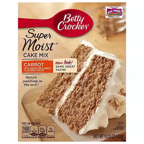 Betty Crocker Super Moist Carrot Cake Mix