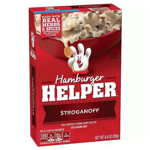 Hamburger Helper Stroganoff Pasta