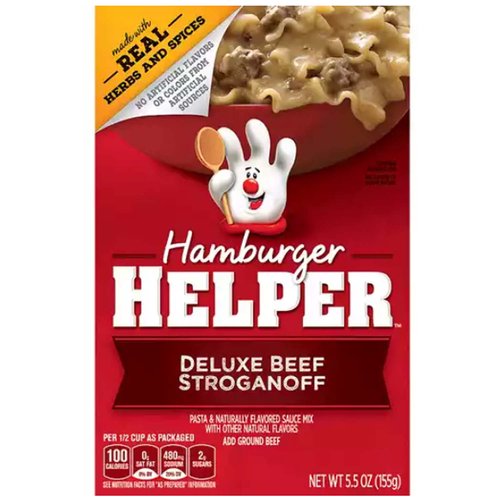 Hamburger Helper Deluxe Beef Stroganoff Pasta