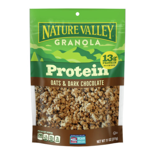Nature Valley Protein Crunchy Oats 'N Dark Chocolate - Foodland