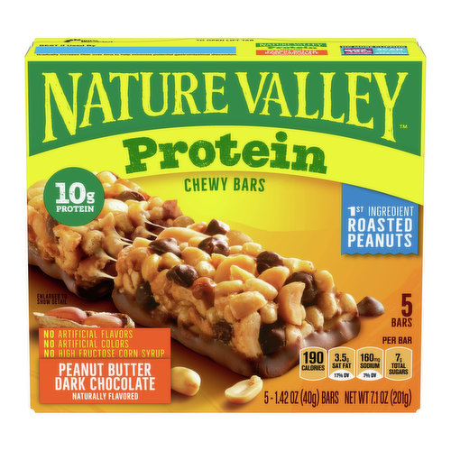 Nature Valley Protein Chewy Bars, Peanut Butter Dark Chocolate