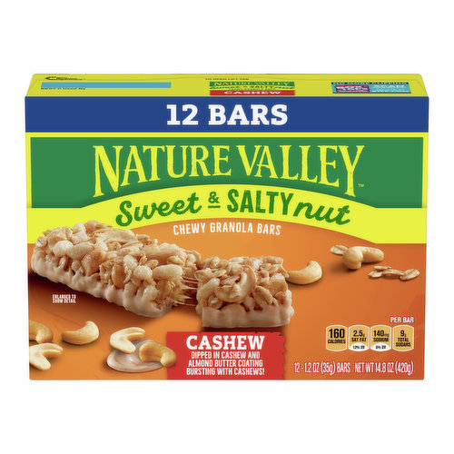 Nature Valley Sweet & Salty Cashew (12-count)