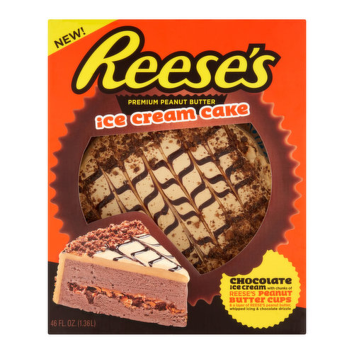 Carvel Reeses Ice Cream Cake