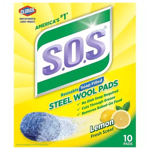 S.O.S. Soap Pads, Lemon Fresh Scent