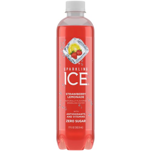 Sparkling Ice Beverage, Strawberry Lemonade