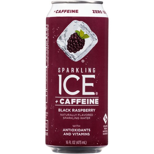 Sparkling Ice Water, Black Raspberry, Caffeine