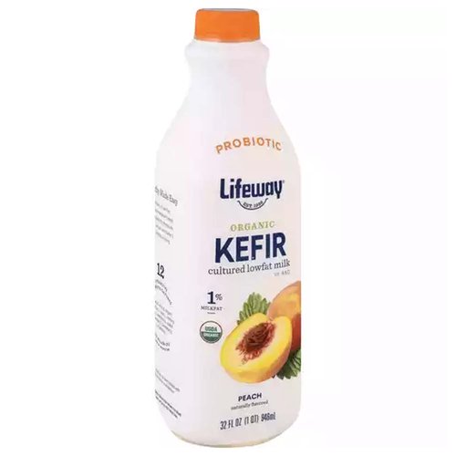 Lifeway Organic Kefir 1% Milkfat, Peach