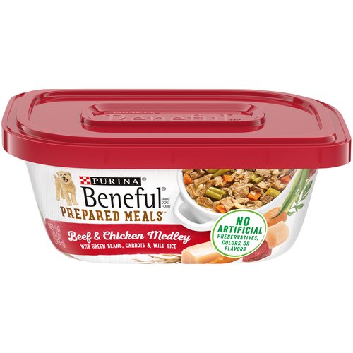 Beneful Prepared Meals, Beef & Chicken Medley