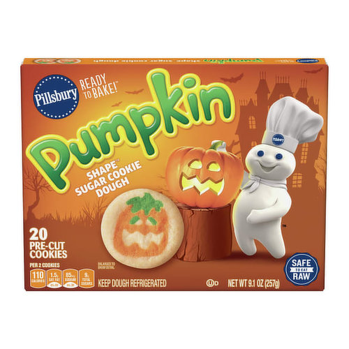 Pillsbury Ready to Bake Pumpkin Shaped Cookies