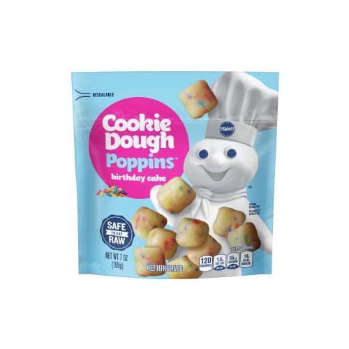 Pillsbury Cookie Dough Poppins Birthday Cake Cookies