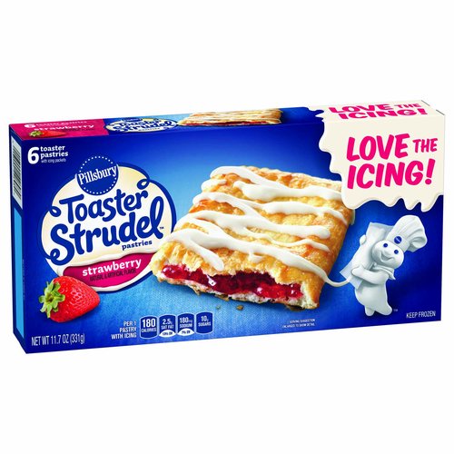 Pillsbury Toaster Strudel Pastries, Strawberry 