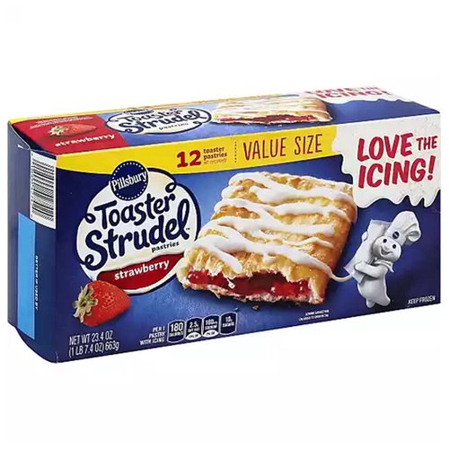 Pillsbury Strawberry Toaster Strudel, Value Size