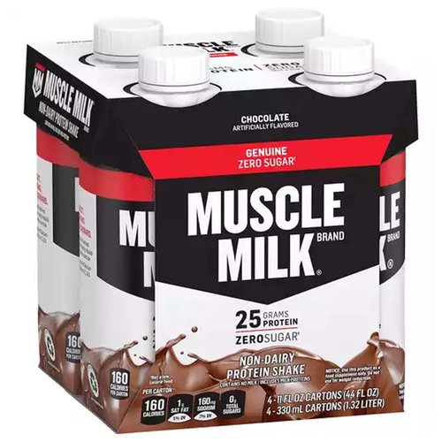 Muscle Milk Genuine Protein Shake, Non-Dairy, Chocolate