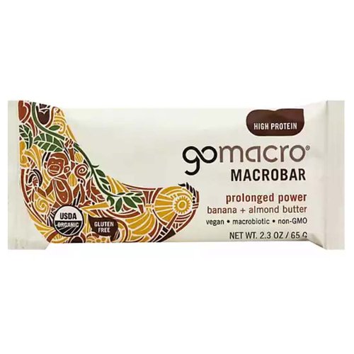GoMacro Organic Macrobar, Banana & Almond Butter