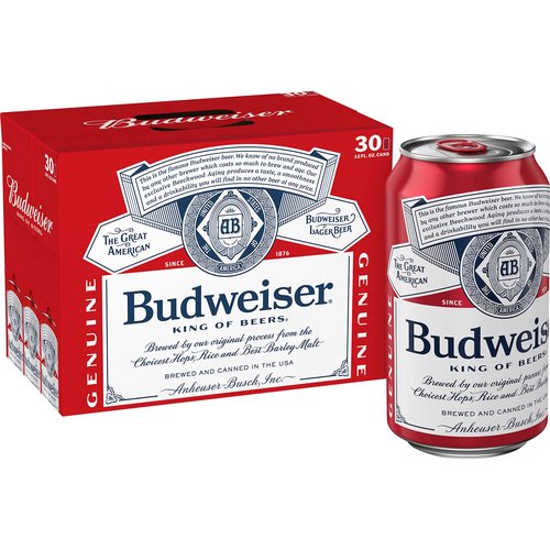 Budweiser 6-Pack Reusable Plastic Cups