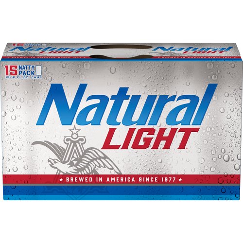 Natural Light Beer, Cans (Pack of 15)