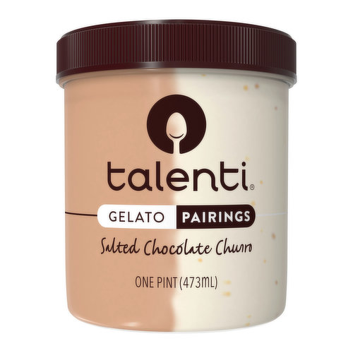 Talenti Gelato Pairings Salted Chocolate Churro